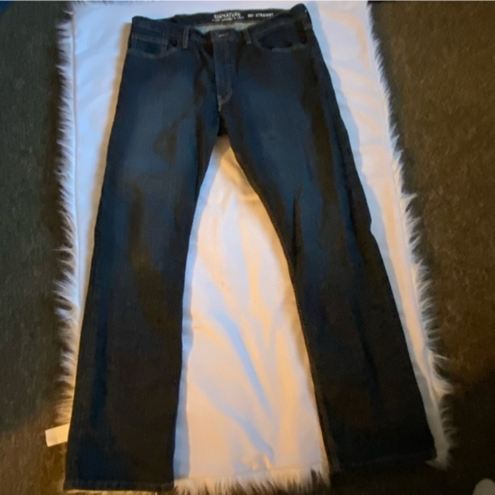 Levi’s S51 Straight Jeans Mens 38x34 Blue Button Fly Zip